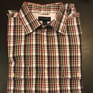 Banana Republic Plaid Men's Shirt  SZ L